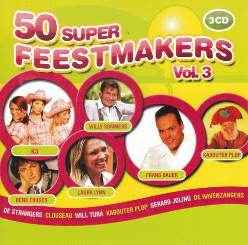 50 super Feestmakers vol. 3 op 3 CD's, CD & DVD, CD | Compilations, En néerlandais, Envoi