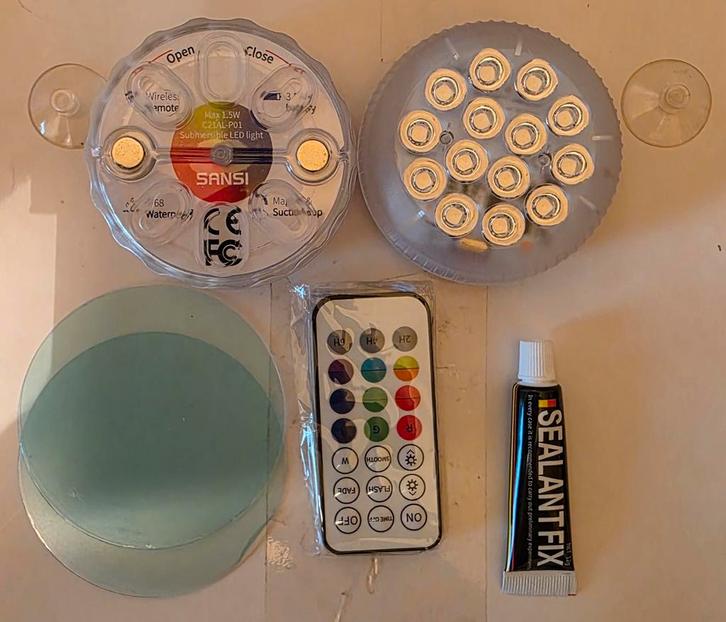 SANSI Lumière LED Submersible avec Télécommande, Maison & Meubles, Lampes | Autre, Neuf