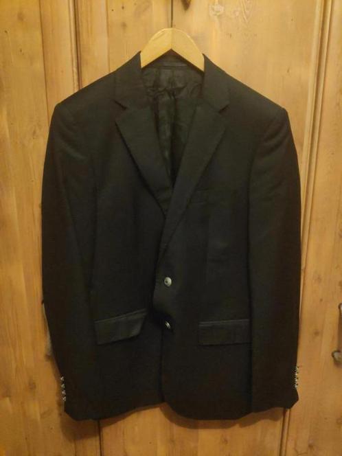 Zwarte blazer Sarar maat 48, Kleding | Heren, Kostuums en vesten, Nieuw, Maat 48/50 (M), Zwart, Ophalen of Verzenden