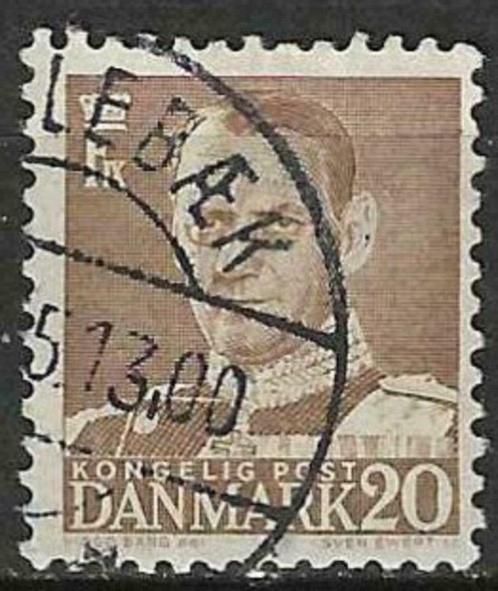 Denemarken 1948/1953 - Yvert 318 - Frederik IX (ST), Timbres & Monnaies, Timbres | Europe | Scandinavie, Affranchi, Danemark, Envoi