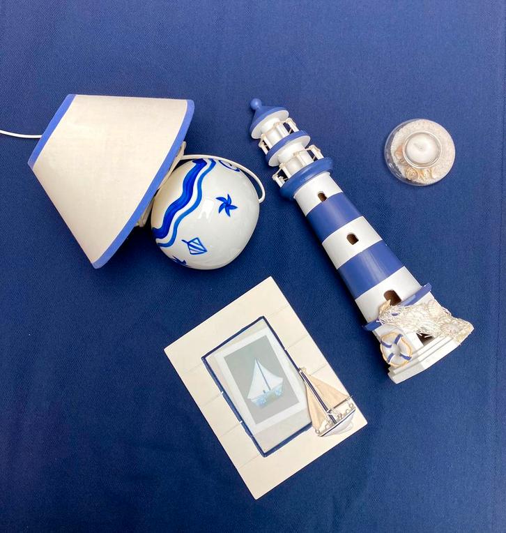 Lot d’articles déco “bord de mer”, Maison & Meubles, Lampes | Autre, Comme neuf, Enlèvement