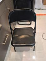 Chaises pliantes noires – lot de 6 ou à l’unité, Maison & Meubles, Chaises, Enlèvement, Métal, Noir, Cinq, Six Chaises ou plus