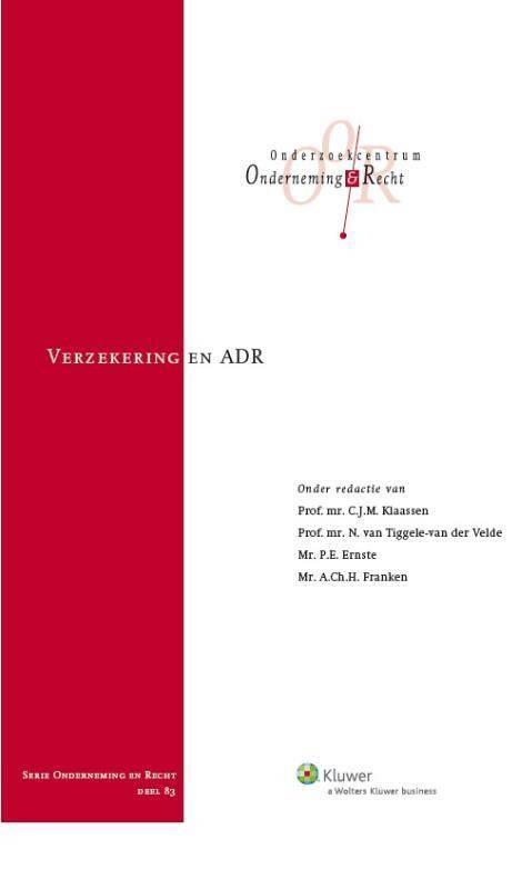 Verzekering en ADR, Boeken, Studieboeken en Cursussen, Gelezen, Ophalen of Verzenden