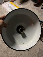 Oude industriële lampkap, Huis en Inrichting, Lampen | Lampenkappen, Ophalen, Gebruikt