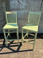 Barkruk in teak, Ophalen, Zo goed als nieuw