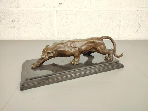 Bronzen panter van Antoine-Louis Barye, Antiek en Kunst, Antiek | Brons en Koper, Ophalen of Verzenden