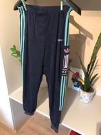 Vintage Adidas velours trainingsbroek, Fitness, Gedragen, Blauw, Maat 48/50 (M)