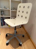 Bureaustoel wit Ikea, Huis en Inrichting, Bureaustoelen, Ophalen, Gebruikt, Wit, Bureaustoel