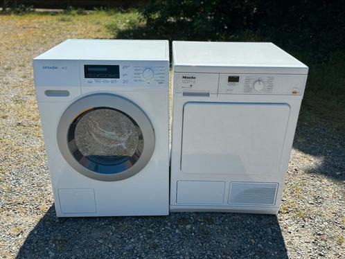 Wasmachine miele A+++ 8kg& droger miele A+++ 8kg waterbak, Elektronische apparatuur, Wasmachines, Ophalen
