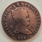 muntstuk 8 maravedis Isabela 2 - 1846, Verzenden, Spanje, Overige waardes, Losse munt