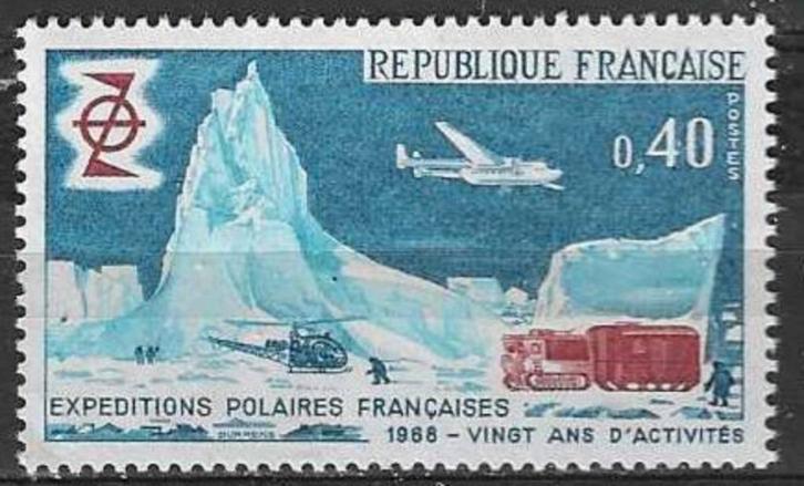 Frankrijk 1968 - Yvert 1574 - Franse Poolexpedities (PF), Postzegels en Munten, Postzegels | Europa | Frankrijk, Verzenden