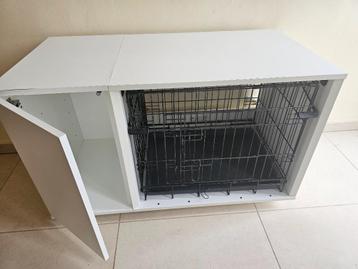 Armoire avec cage encastrable  pour chien (Omlet), Enlèvement, Utilisé, Niche à chien