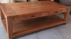salontafel massief eik, Huis en Inrichting, Tafels | Salontafels, Ophalen, Gebruikt, 100 tot 150 cm, 50 tot 100 cm