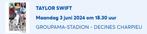 2 concerttickets Taylor Swift - 3 juni Lyon, Tickets & Billets, Concerts | Pop, Deux personnes, Juin