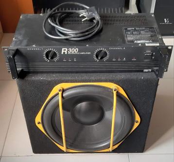 Inter-M R300 versterker + Subwoofer 500W beschikbaar voor biedingen