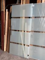 Glazen deur 2 stuks, Doe-het-zelf en Bouw, Ophalen, Nieuw