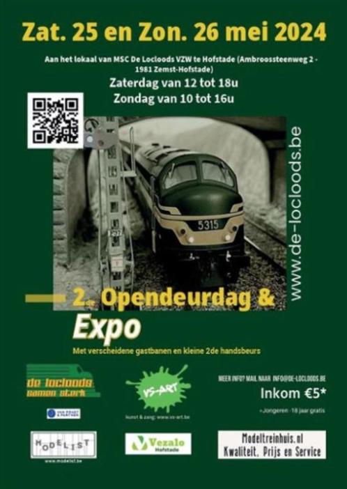 2de Opendeurdag/Expo MSC De Locloods, Hobby en Vrije tijd, Modeltreinen | H0, Nieuw, Overige typen, Gelijkstroom of Wisselstroom