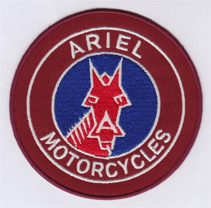 Ariel stoffen opstrijk patch embleem #2, Motoren, Accessoires | Overige, Nieuw, Verzenden