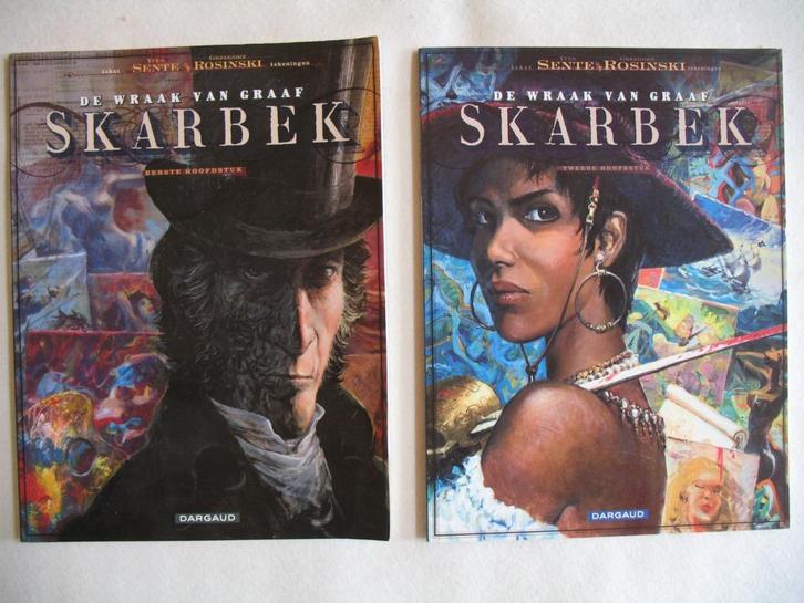 De wraak van graaf Skarbek,1ste druk complete reeks, Boeken, Stripverhalen, Zo goed als nieuw, Complete serie of reeks, Ophalen of Verzenden