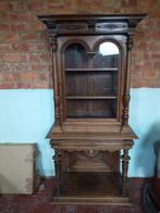 Mooie antieke vitrinekast, Antiek en Kunst, Ophalen