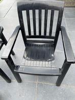 Lot de 4 chaises de jardin Grosfillex Boutique, Tuin en Terras, Ophalen, Gebruikt, Plastic, Stapelbaar