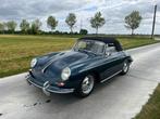 Porsche 356 BT6 Super 90 1962, Auto's, Porsche, Zwart, 4 cilinders, Cabriolet, Blauw