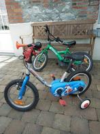 B-twin vélo bleu enfant, Stabilisateurs, Enlèvement, Utilisé, Moins de 16 pouces