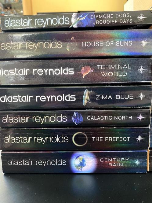 Boeken science fiction Alastair Reynolds, Boeken, Science fiction, Gelezen, Ophalen of Verzenden