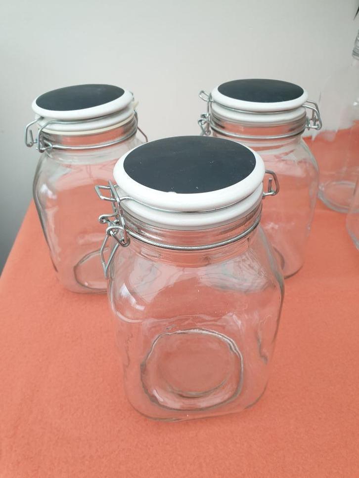 Glazen Weckpot / Inmaakpot van 2 Liter (3 beschikbaar), Huis en Inrichting, Keuken | Potten en Pannen, Zo goed als nieuw, Pot, Bus of Blik