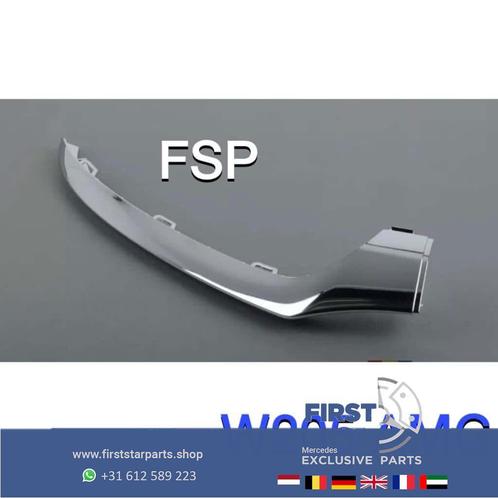 W205 AMG bumper sier lijst chroom Mercedes C Klasse voorbump, Auto-onderdelen, Overige Auto-onderdelen, Mercedes-Benz, Gebruikt