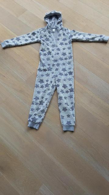 Onesie fleece licht grijs  beschikbaar voor biedingen