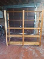 Houten rek met 5 grote legplanken, Ophalen, Gebruikt