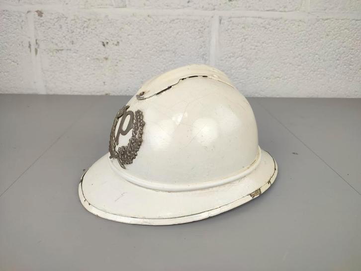 Officieren politiehelm in kurk, Verzamelen, Militaria | Algemeen, Ophalen of Verzenden