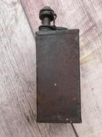 Antiek Oorlog olie pintje van 14-18, Verzamelen, Ophalen, Landmacht, Overige typen