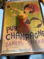 Pur Champagne – Elegantie in Franse Art Deco-stijl, Ophalen, Met lijst, Deurposter of groter, Overige onderwerpen