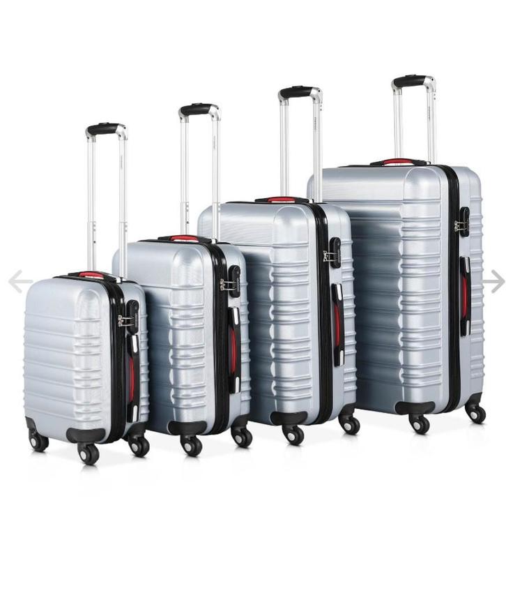 Ensembles de bagages 3 pièces et 4 pièces, Bijoux, Sacs & Beauté, Valises, Neuf, Enlèvement ou Envoi