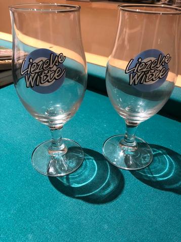 2 bierglazen Liezelse Witte beschikbaar voor biedingen