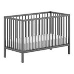 Lit bébé gris avec matelas, Maison & Meubles, Chambre à coucher | Lits, 90 cm, Gris, Enlèvement, Bois