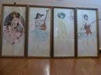 4 lithographies originales, signées G. CAMPS., Antiek en Kunst, Ophalen