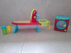Strijkset met kleine wasmachine en accessoires, Ophalen, Gebruikt