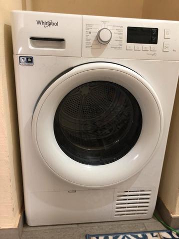 Whirlpool sèche-linge 8kg condensation, pompe à chaleur A++, 6 à 8 kg, Classe énergétique A ou plus économe, 85 à 90 cm, Chargeur frontal