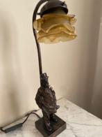 tafellamp vintage, Huis en Inrichting, Minder dan 50 cm, Gebruikt, Metaal, Ophalen