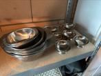 Antieke metalen potjes en schotels, Ophalen
