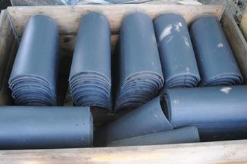 Halfkonische nok voor leien, Doe-het-zelf en Bouw, Dakpannen en Dakbedekking, Ophalen, Nieuw, Zwart, Overige typen