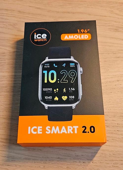 Ice Watch 2.0 zilverzwarte smartwatch, Handtassen en Accessoires, Smartwatches, Nieuw, Android, Ophalen of Verzenden