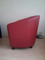 2 lederen zetels, Huis en Inrichting, Ophalen