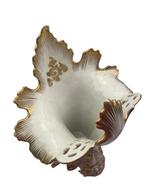 Decoratieve hoorn Old Paris 19e eeuw porselein goud 31 cm, Antiek en Kunst, Ophalen of Verzenden