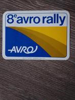 Sticker 8e avro rally, Verzamelen, Ophalen of Verzenden