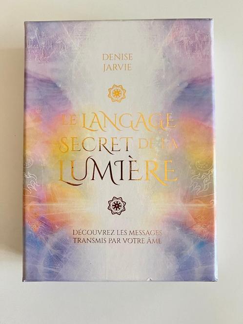 Coffret Le Langage secret de la lumière de Denise Jarvie, Boeken, Esoterie en Spiritualiteit, Zo goed als nieuw, Overige typen