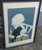 Lithographie Gilles de Binche signe Mathieu godart, Ophalen
